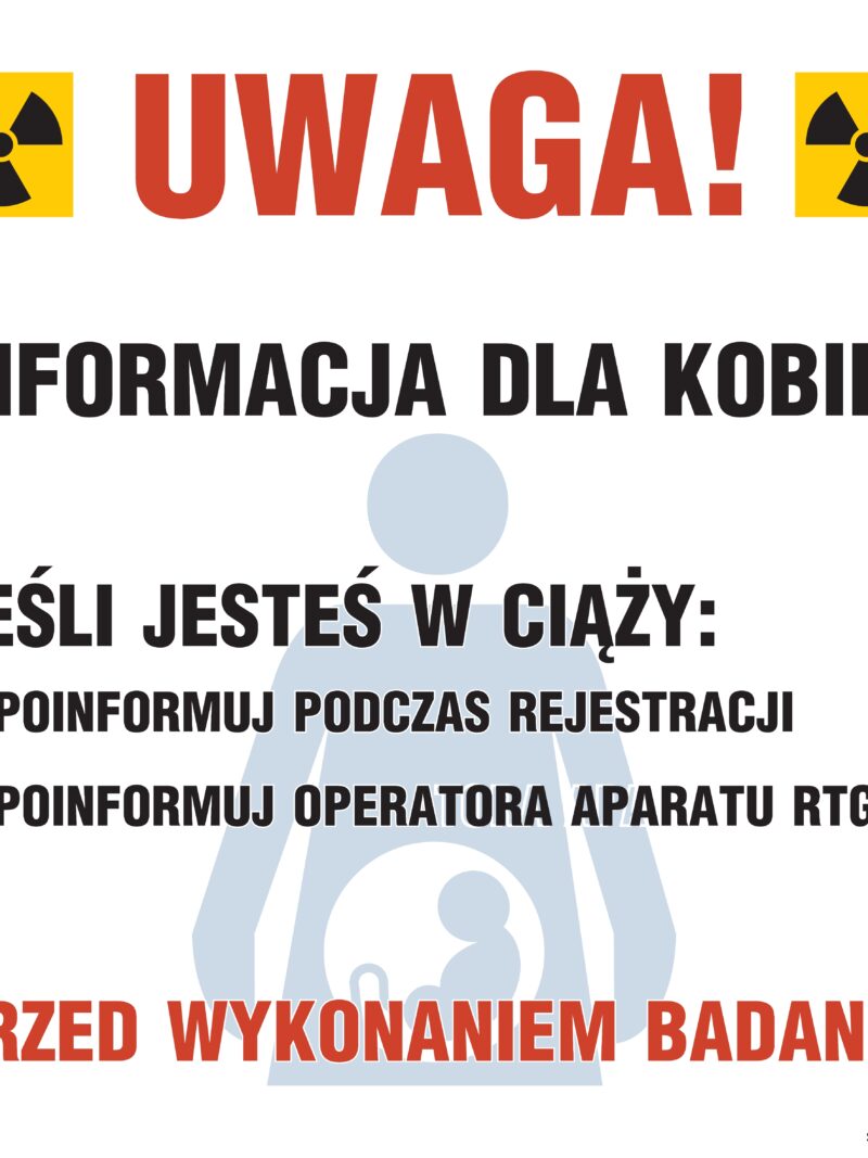 KA001 Znak ostrzegawczy do oznakowania opakowania bezpośredniego otwartego źródła promieniowania -  12 naklejek