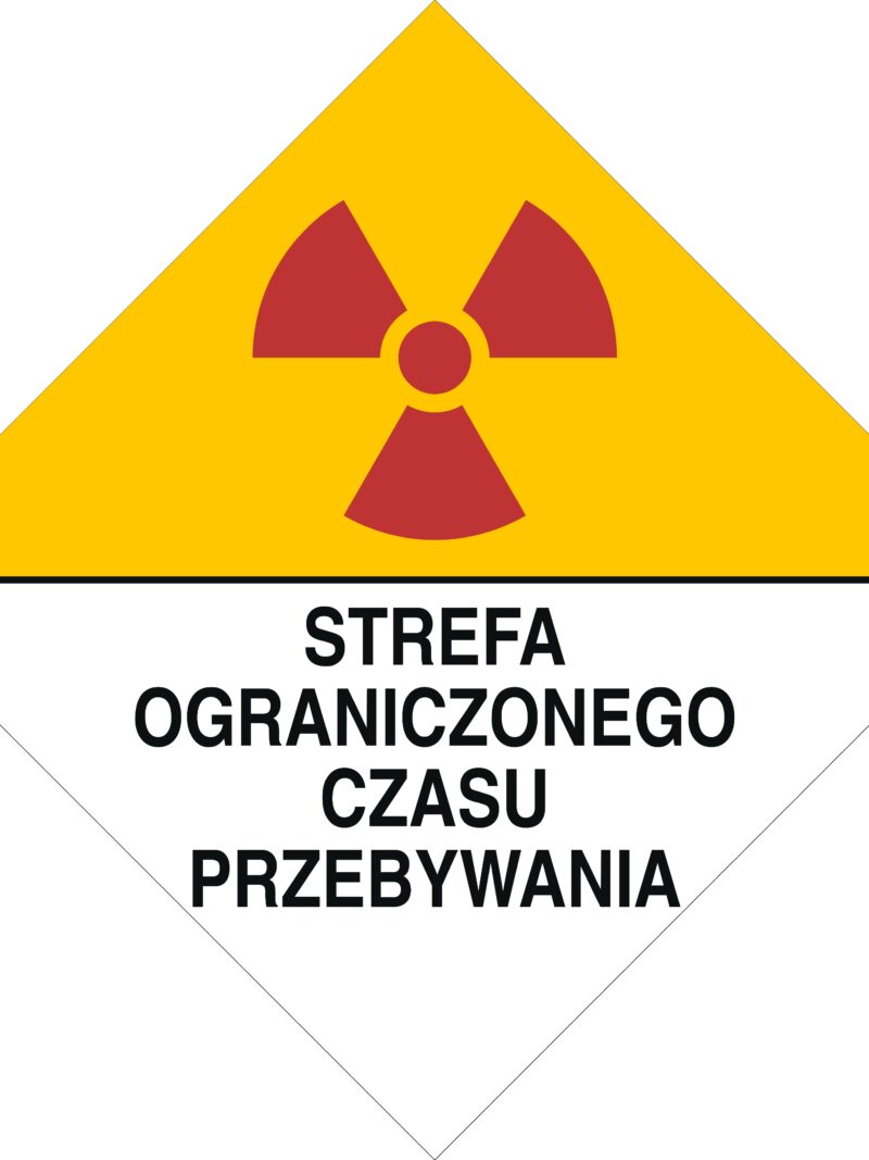 KA008 Znak ostrzegawczy do oznakowania strefy ograniczonego czasu przebywania