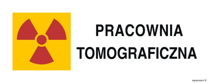 KA018 Znak ostrzegawczy do oznakowania pracowni akceleratorowej