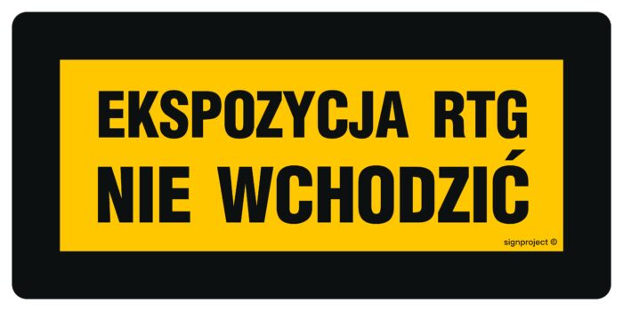 KB009 Strefa ochronna promieniowania elektromagnetycznego nieupoważnionym wstęp wzbroniony