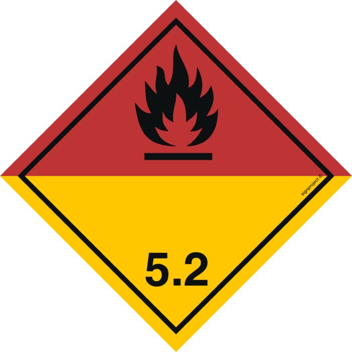 MB022 Nadtlenki organiczne - 48 naklejek