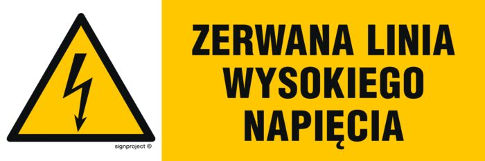 NA004 Zerwana linia wysokiego napięcia