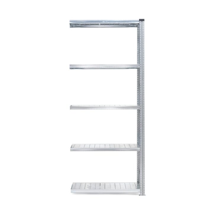 Moduł dodatkowy do regału 900x800x2500mm, Nośność: 190kg/półkę