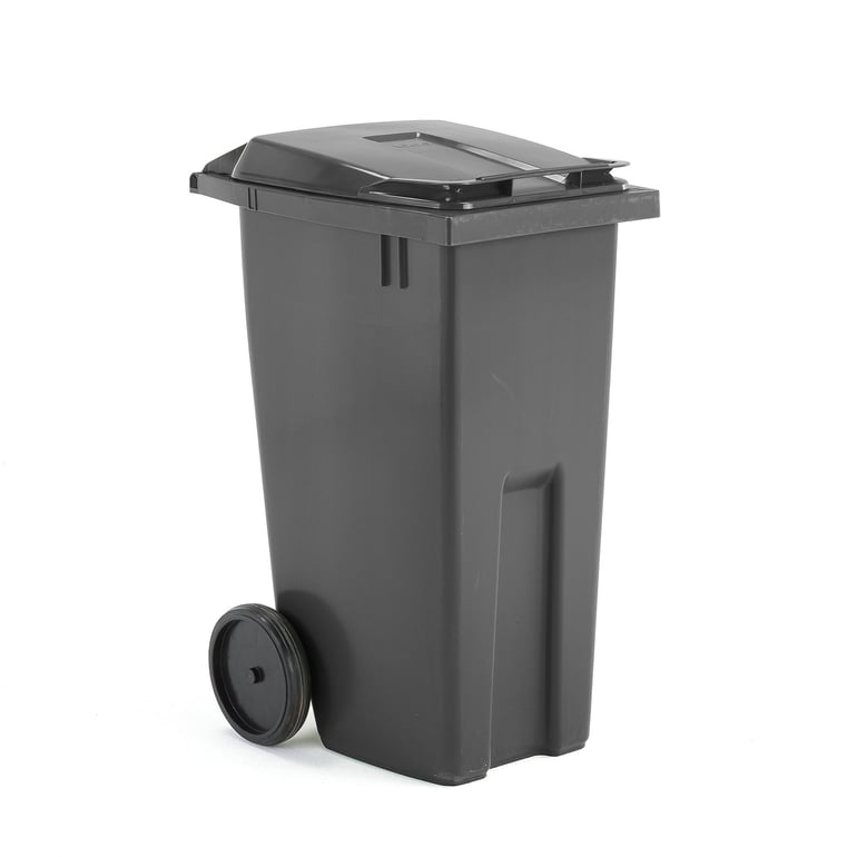 Kosz na odpady CLASSIC, 1075x545x690 mm, 190 L, szary