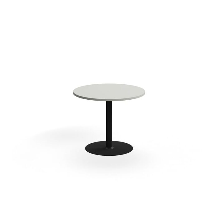 Stół VERTICUS, Ø900x720 mm, jasnoszary/czarny