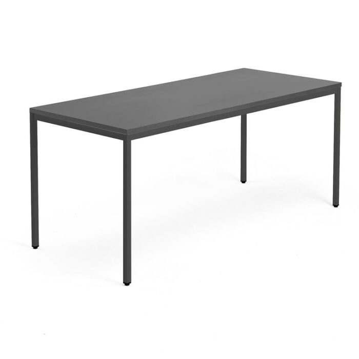 Biurko QBUS, rama 4 nogi, 1800x800 mm, czarny, czarny