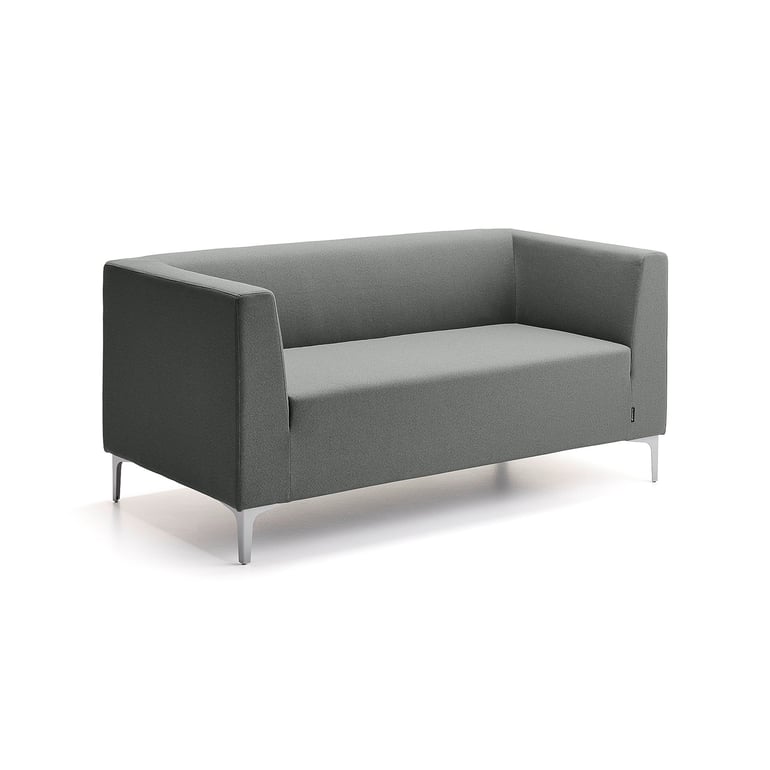 Sofa 2-osobowa CASUAL, tkanina CURA, antracyt
