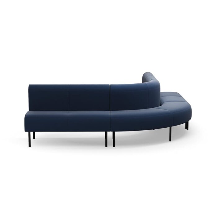 Sofa VARIETY, narożna na zewnątrz 90°, tkanina Pod CS, granatowy