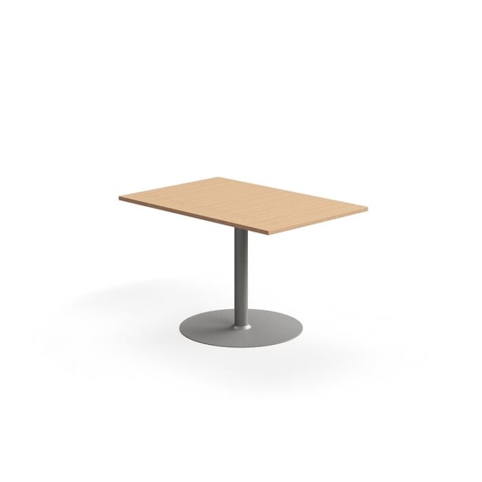 Stół konferencyjny FLEXUS, moduł środkowy, 800x1200 mm, buk/srebrny