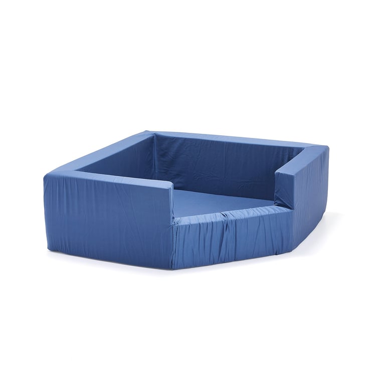 Kojec narożny z pianki MEJA, niebieski denim