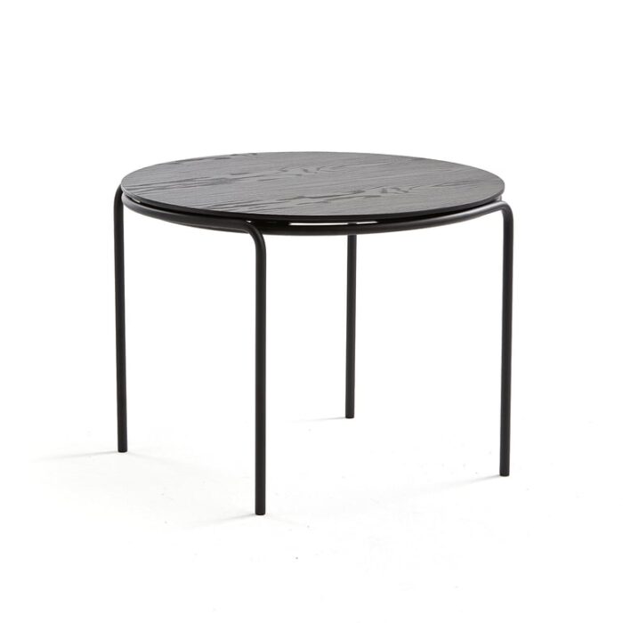 Stolik kawowy ASHLEY, Ø770 x 530 mm, czarny, czarny