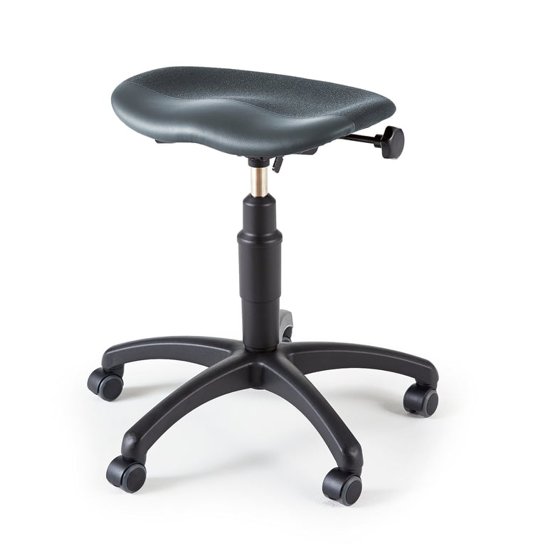 Stołek siodłowy KEN, szary