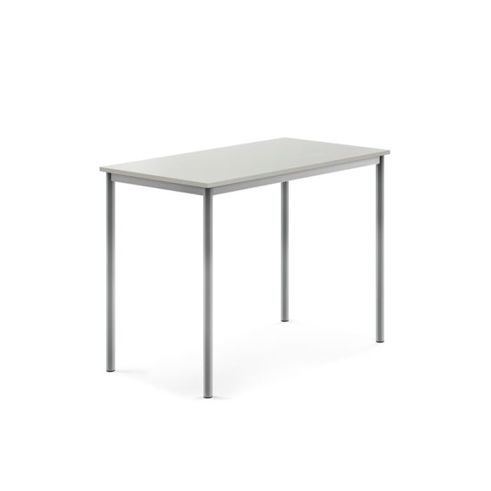 Stół BORÅS, 1200x700x900 mm, szary laminat, szary aluminium