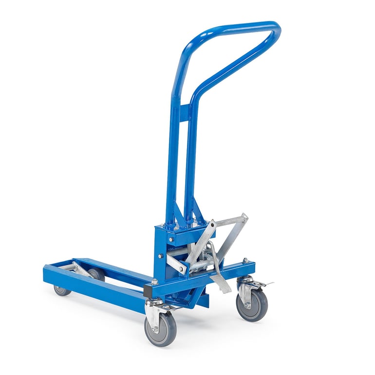 Sklepowy wózek podnoszący HELP, 200 kg, 95-120 mm
