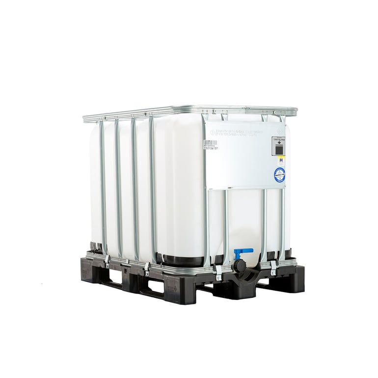 Kontener IBC z paletą plastikową, 600 L