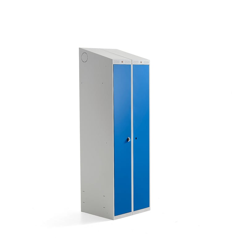 Szafa ubraniowa CLASSIC COMBO, 2 drzwi, 1900x600x550 mm, niebieski