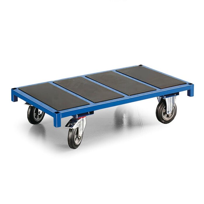 Wózek platformowy EMBARK, 1200 kg, koła gumowe, 700x1300 mm