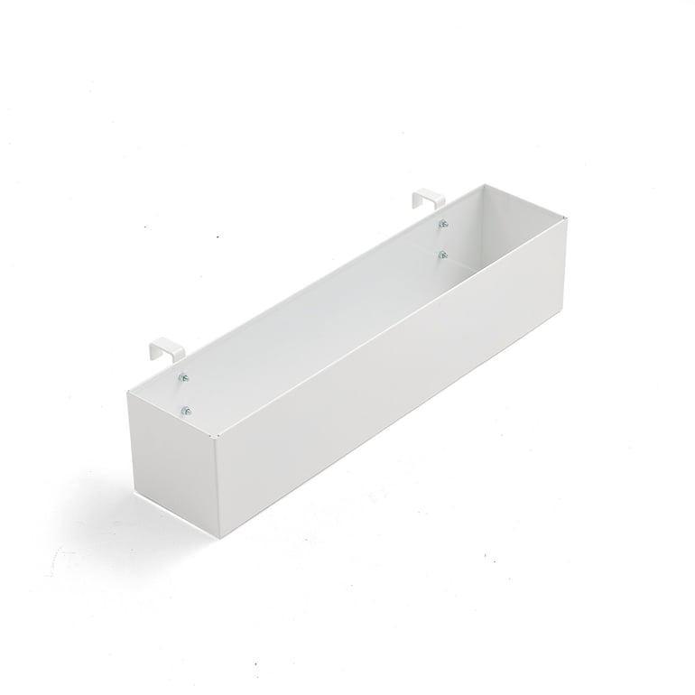 Pojemnik na akcesoria do stołu TEAMWORK, biały