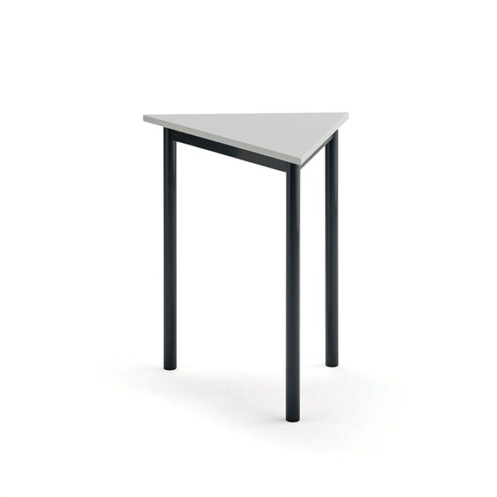 Biurko BORÅS TRIANGEL, 700x600x720 mm, szary laminat, antracyt