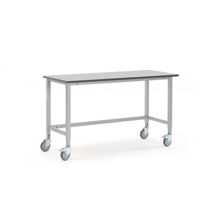 Mobilny stół roboczy MOTION, 1500x600 mm