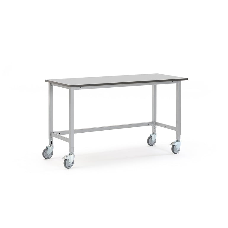 Mobilny stół roboczy MOTION, 1500x600 mm