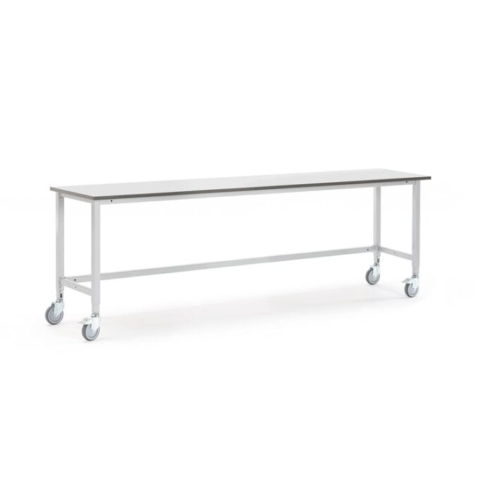 Mobilny stół roboczy MOTION, 2500x600 mm