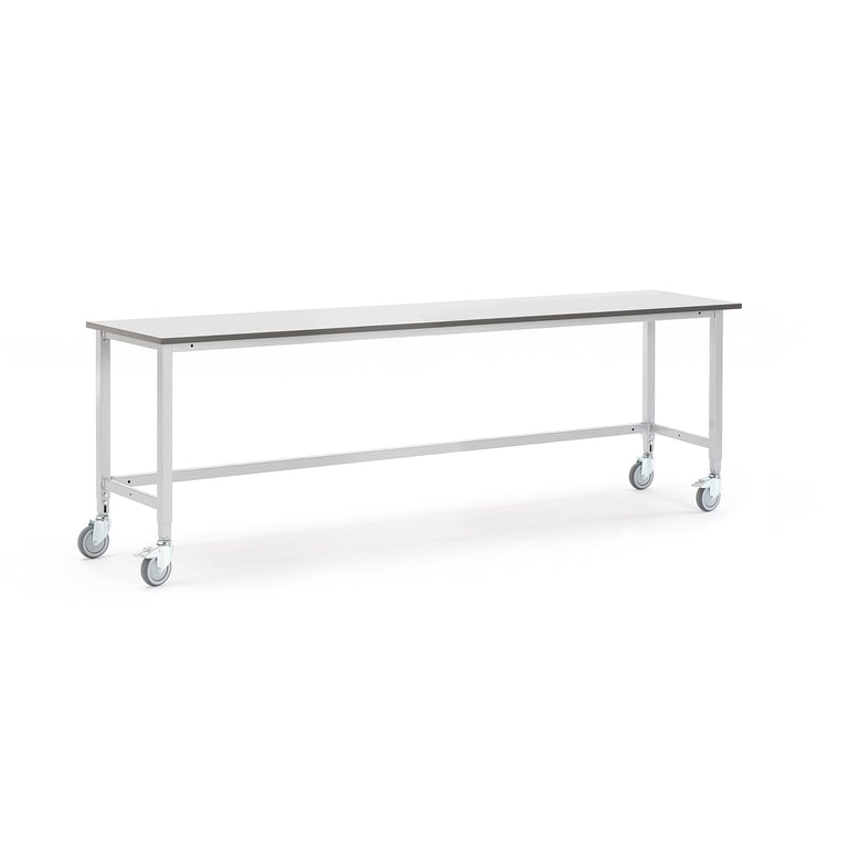 Mobilny stół roboczy MOTION, 2500x600 mm