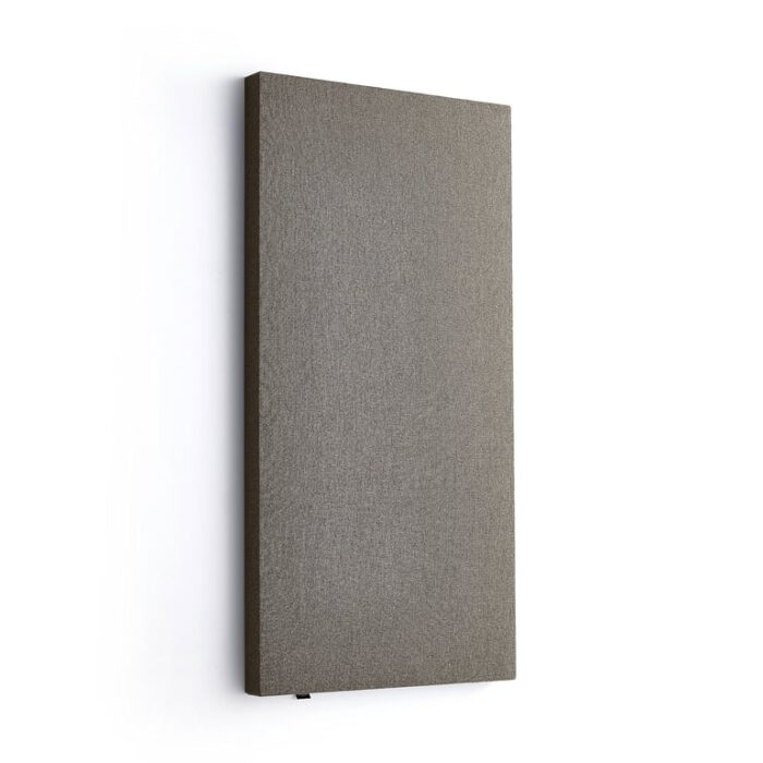 Panel akustyczny POLY, prostokątny, 600x1180x56 mm, ścienny, brązowy