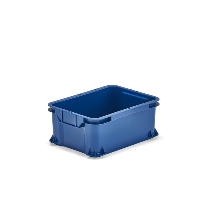 Pojemnik plastikowy PRYCE, modułowy, 400x300x165 mm, 14 L, niebieski