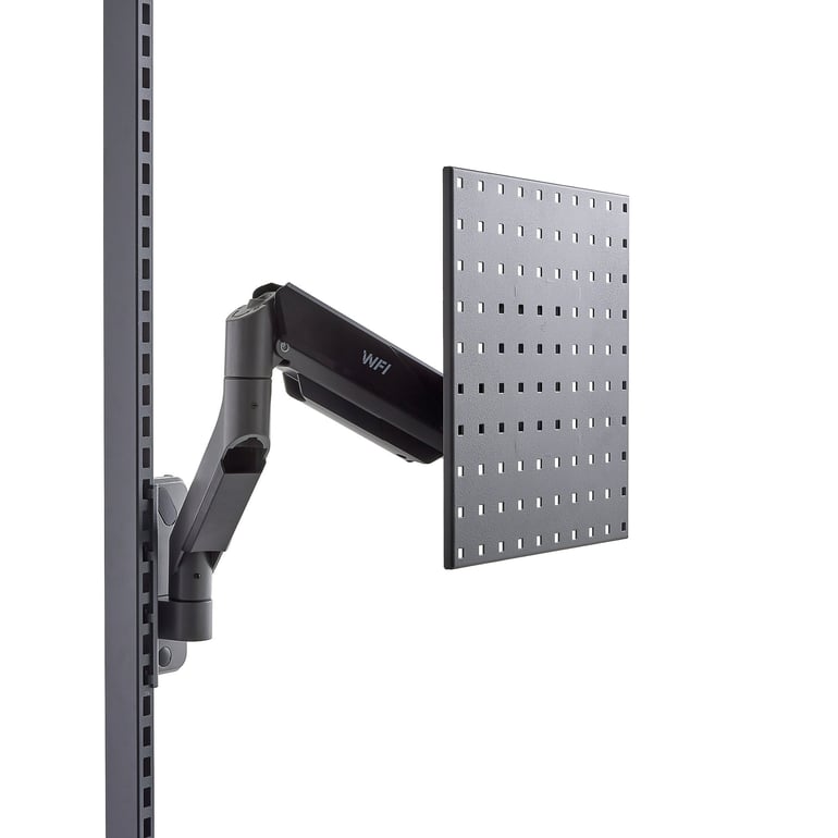 Panel narzędziowy do stołu roboczego ROBUST/SOLID/VERVE, regulowane ramię, 370x370 mm