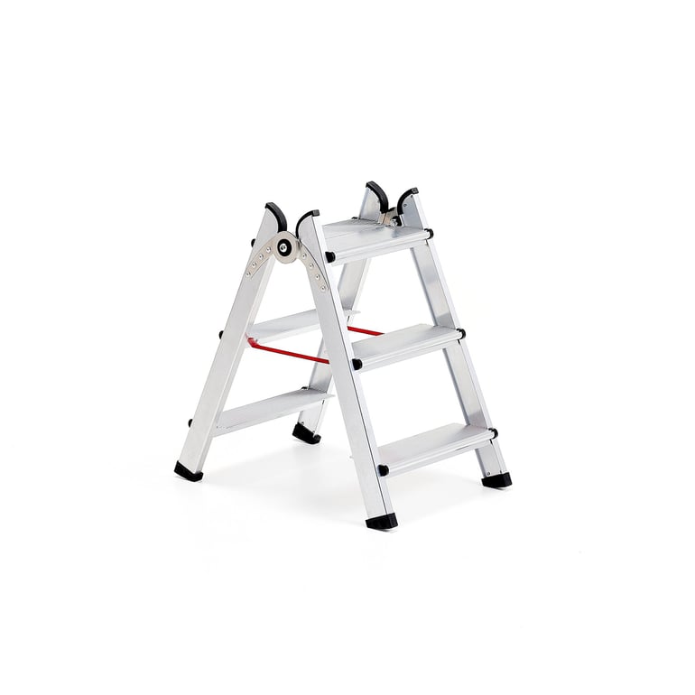 Schodki dwustronne BRINK, 3 stopnie, wys. 700 mm