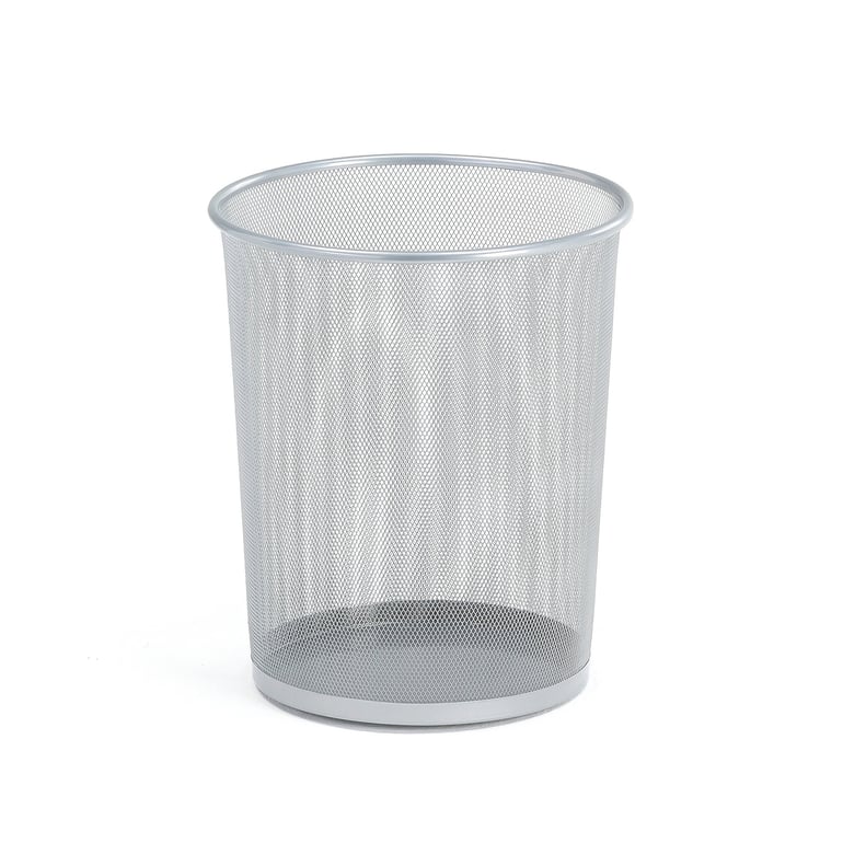 Kosz na śmieci, Ø 295x355 mm, 18 L, srebrny