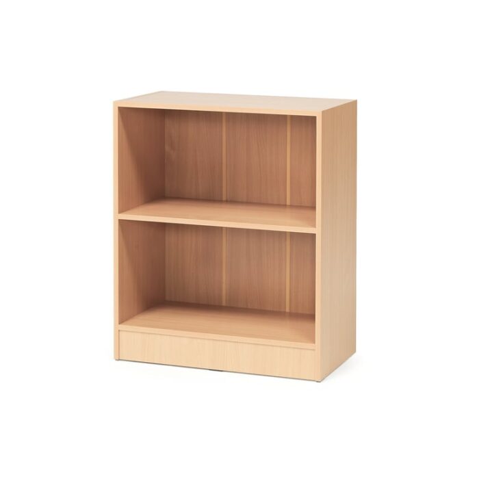 Regał biurowy FLEXUS, 925x760x415 mm, laminat, buk