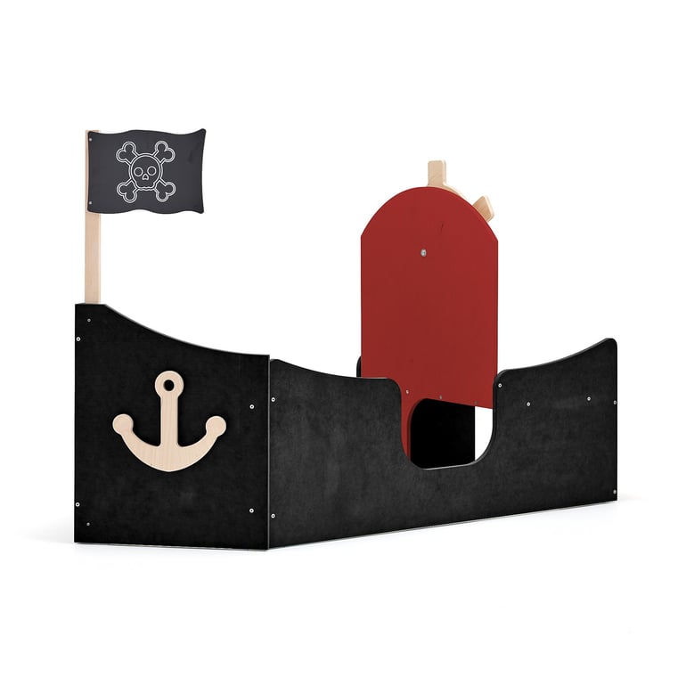 Mebel do zabawy FLOAT, statek piracki, czarny