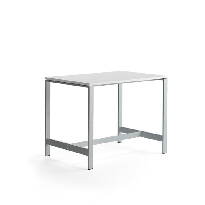 Stół VARIOUS, 1200x800x900 mm, srebrny, biały