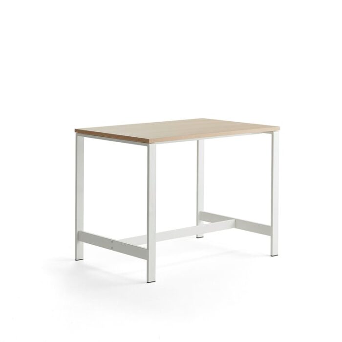 Stół VARIOUS, 1200x800x900 mm, biały, dąb