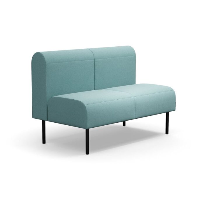 Sofa modułowa VARIETY, 2-osobowa, tkanina Pod CS, turkusowy