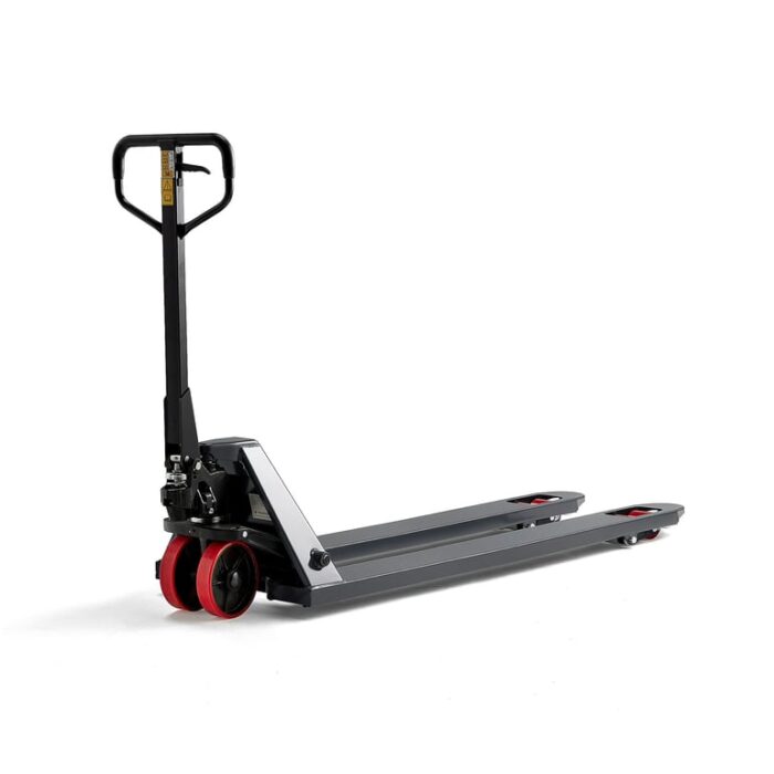 Wózek paletowy BOOST, Quicklift, 2000 kg, 1500 mm, poliuretan, szary