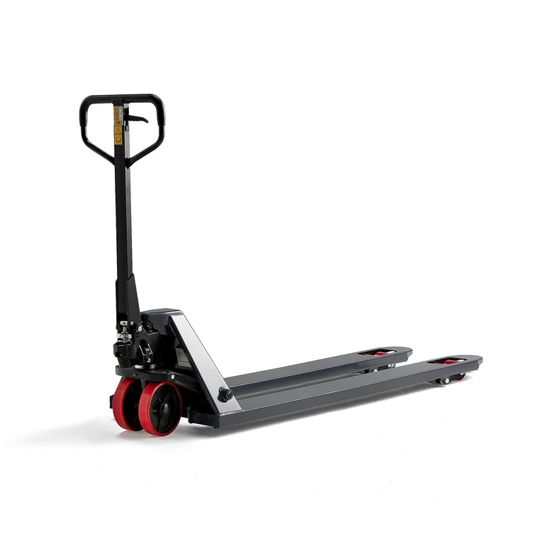 Wózek paletowy BOOST, Quicklift, 2000 kg, 1500 mm, poliuretan, szary
