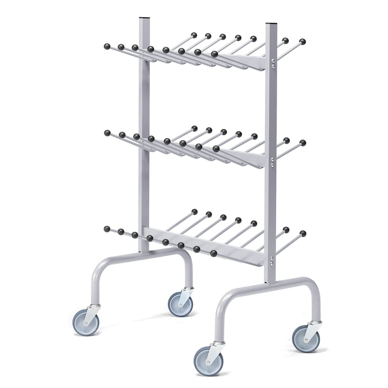 Wieszak na obuwie na kółkach