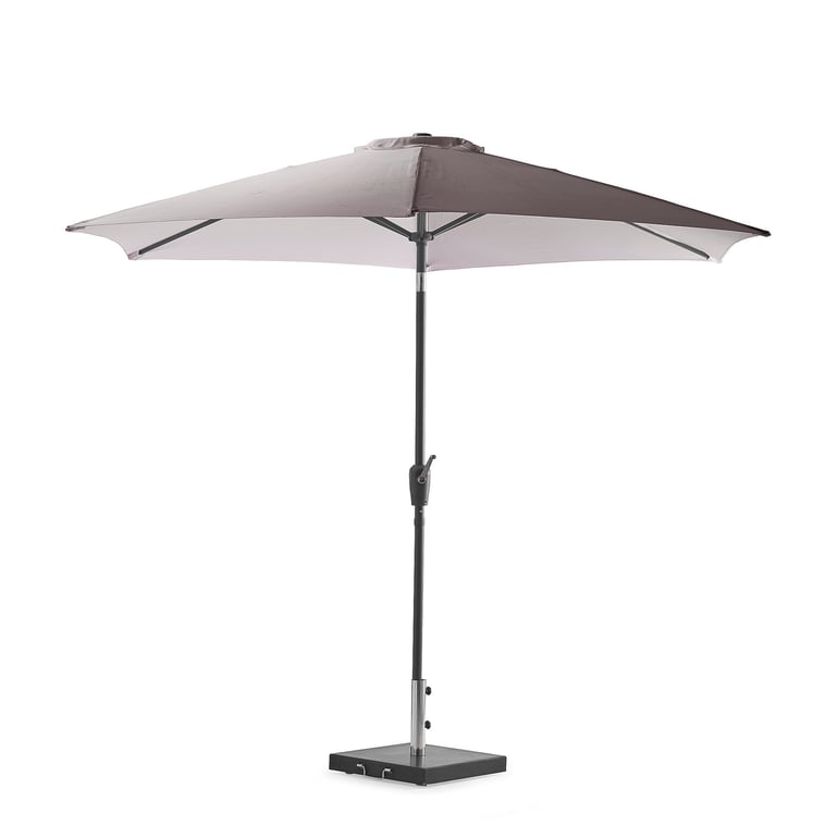 Parasol ogrodowy, Ø 3000 mm, szary
