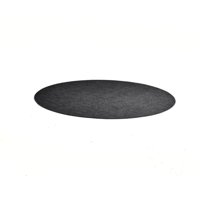 Okrągły dywan MELVIN, Ø 3500 mm, ciemnoszary