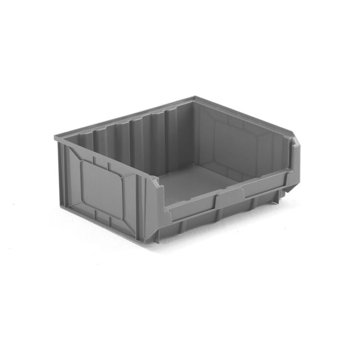 Pojemnik magazynowy APART, 345x410x165 mm, 23,2 L, szary