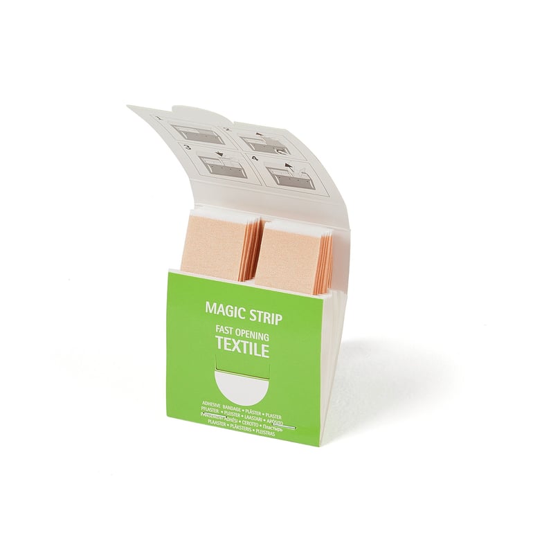 Elastyczne plastry tekstylne, 26 szt. (16 szt. 80x30 mm + 10 szt. 80x60 mm)