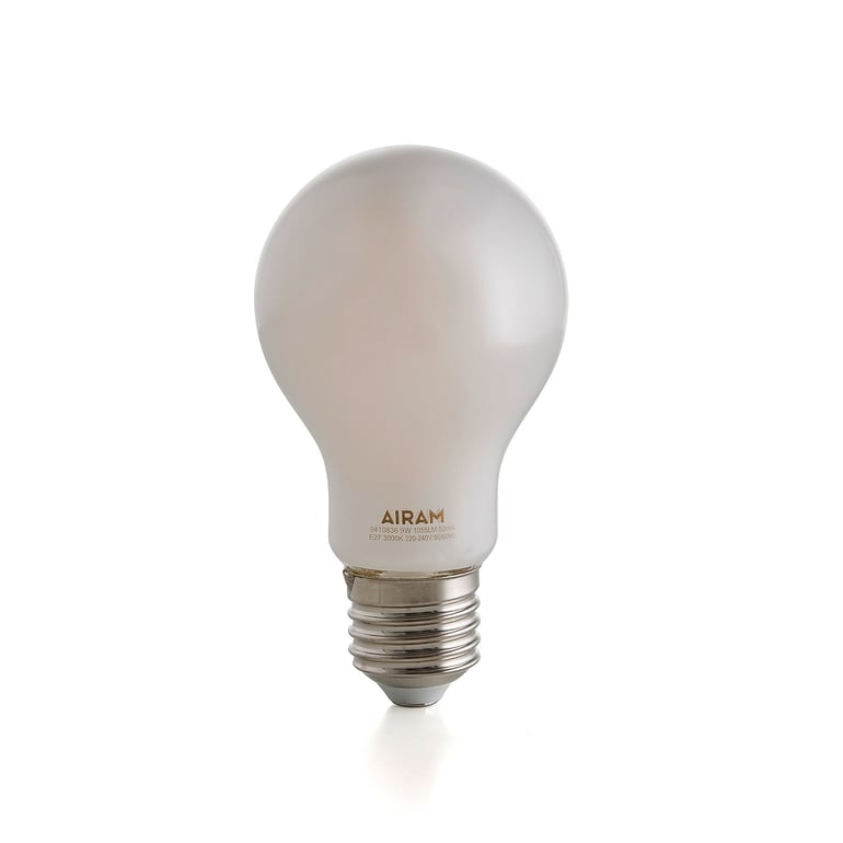 Żarówka LED, E27, 9W, 3000K, ściemnialna, biała kula